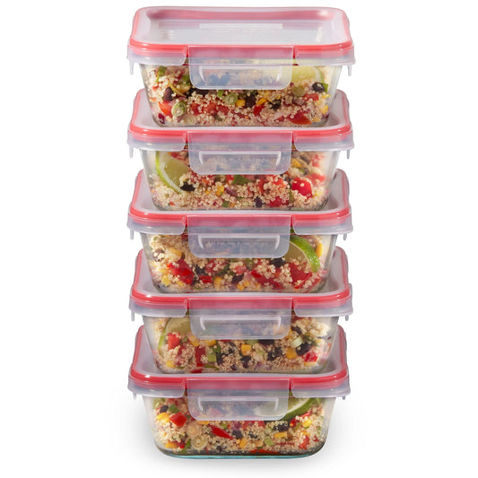 Freshlock™ 10-piece Meal Prep Glass Storage Set